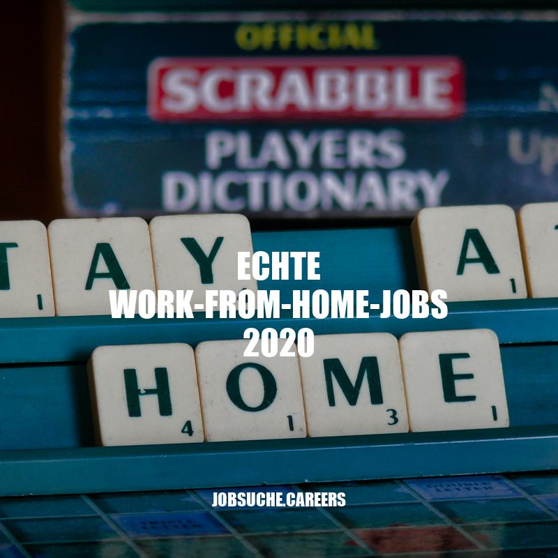 Echte Work-from-Home-Jobs 2020: 6 Top-Möglichkeiten für Flexibilität und Karriere