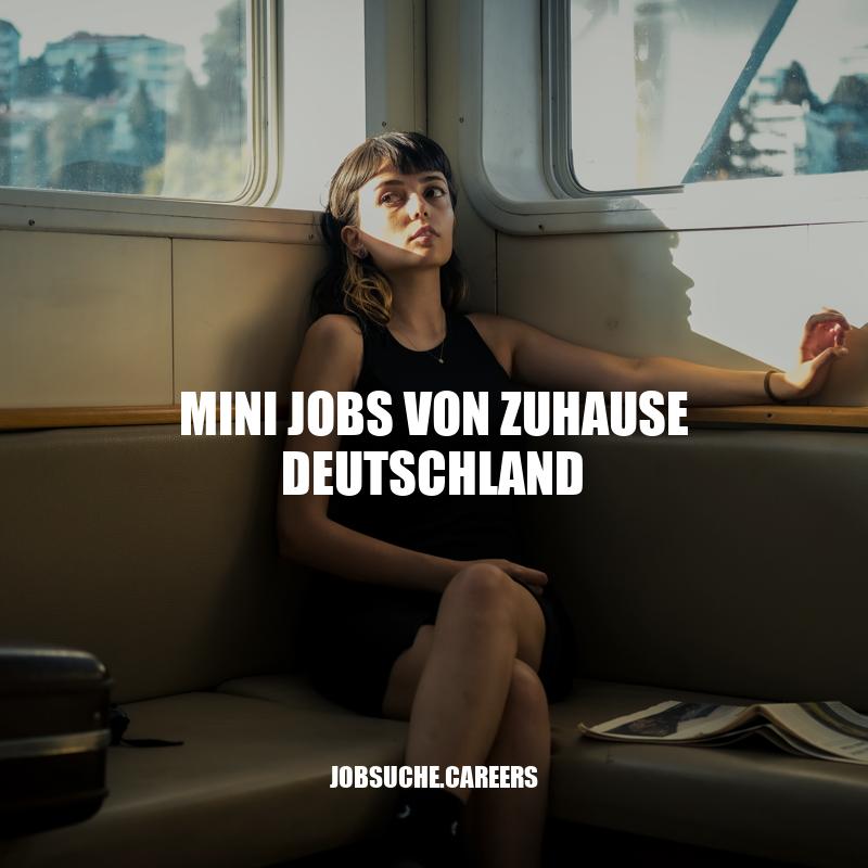 Die besten Mini-Jobs von zuhause aus in Deutschland